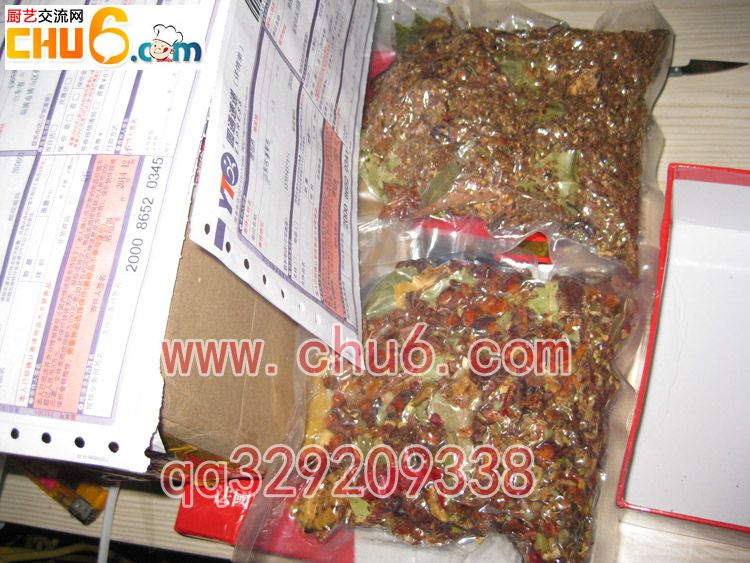 发往全国的卤水，山西刀削面等香料包，以供顾客开店或者试做口味。。