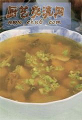素三鲜贡丸汤