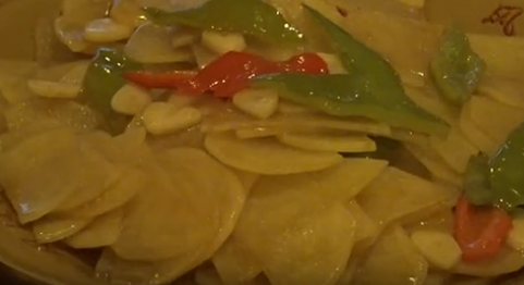 青椒土豆片